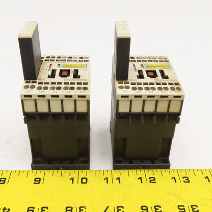 Siemens 3RT1016-2BB41 600V 20A 3Ph 7.5Hp Contactor Motor Starter Lot Of 2