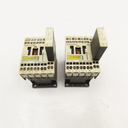 Siemens 3RT1016-2BB41 600V 20A 3Ph 7.5Hp Contactor Motor Starter Lot Of 2