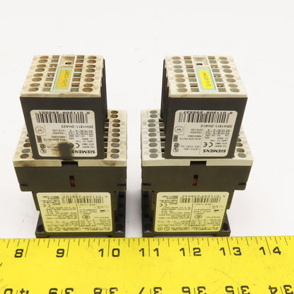 Siemens 3ZX1012-0RH11-1AA1 600V 20A 7.5Hp Motor Starter Contactor Lot Of 2