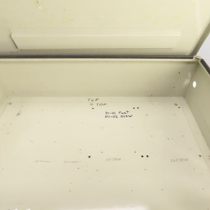 36" x 24-3/4" x 9" Aluminum Electrical Enclosure W/Backplate & Screw-On Top