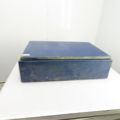 36" x 24-3/4" x 9" Aluminum Electrical Enclosure W/Backplate & Screw-On Top