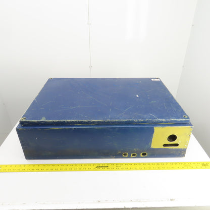 36" x 24-3/4" x 9" Aluminum Electrical Enclosure W/Backplate & Screw-On Top