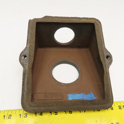 6" x 7-1/2" 2 Piece Cast Iron Motor Terminal Box 2-3/8" Thru 2" Terminal Port