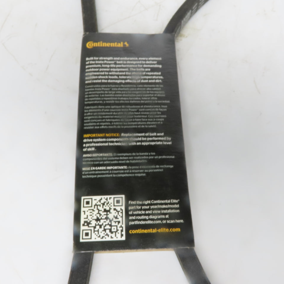 Continental 85880 Instapower Lawn & Garden Belt 5/8" x 88" 5L580 B55F