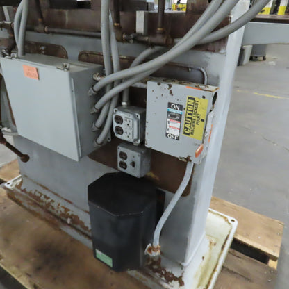 Avey Model 1 4 Spindle Gang Drill Press 2-1/2" Stroke 55 x 12" Table MT1 3PH