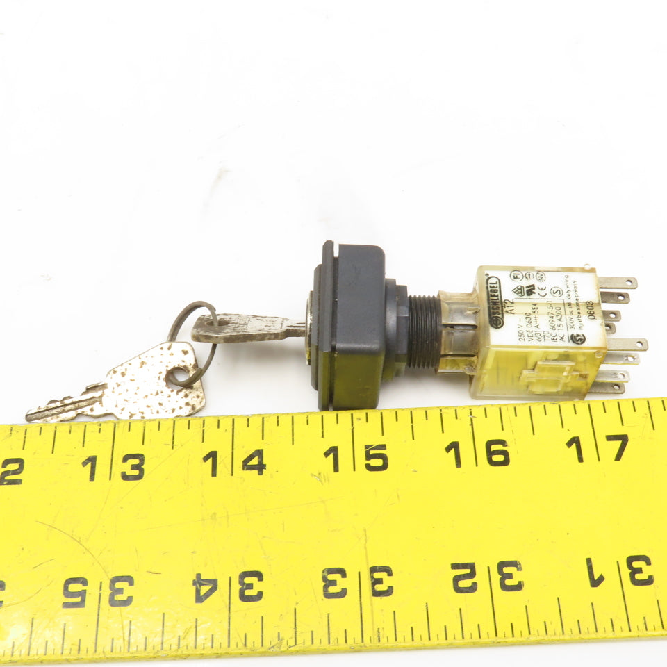 Schlegel IEC 60947-5-1 250V 2 Position Keyed Selector Switch