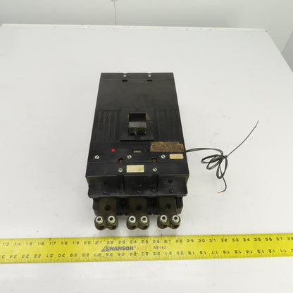 GE TKM836F000 800A Circuit Breaker 600V AC 3-Pole W/600A Trip