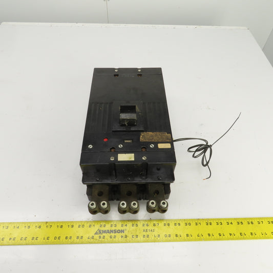 GE TKM836F000 800A Circuit Breaker 600V AC 3-Pole W/600A Trip