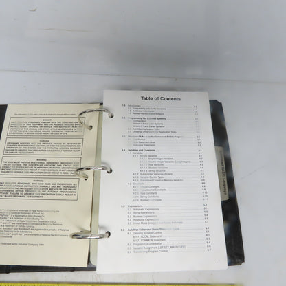 Reliance Electric J-3686 AutoMax Programming Reference Manual