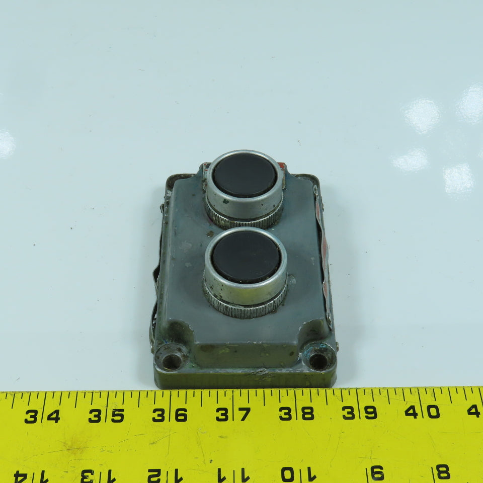 Killark XCS-0B7 2-Button Momentary Contact Hazardous Location Switches 600V