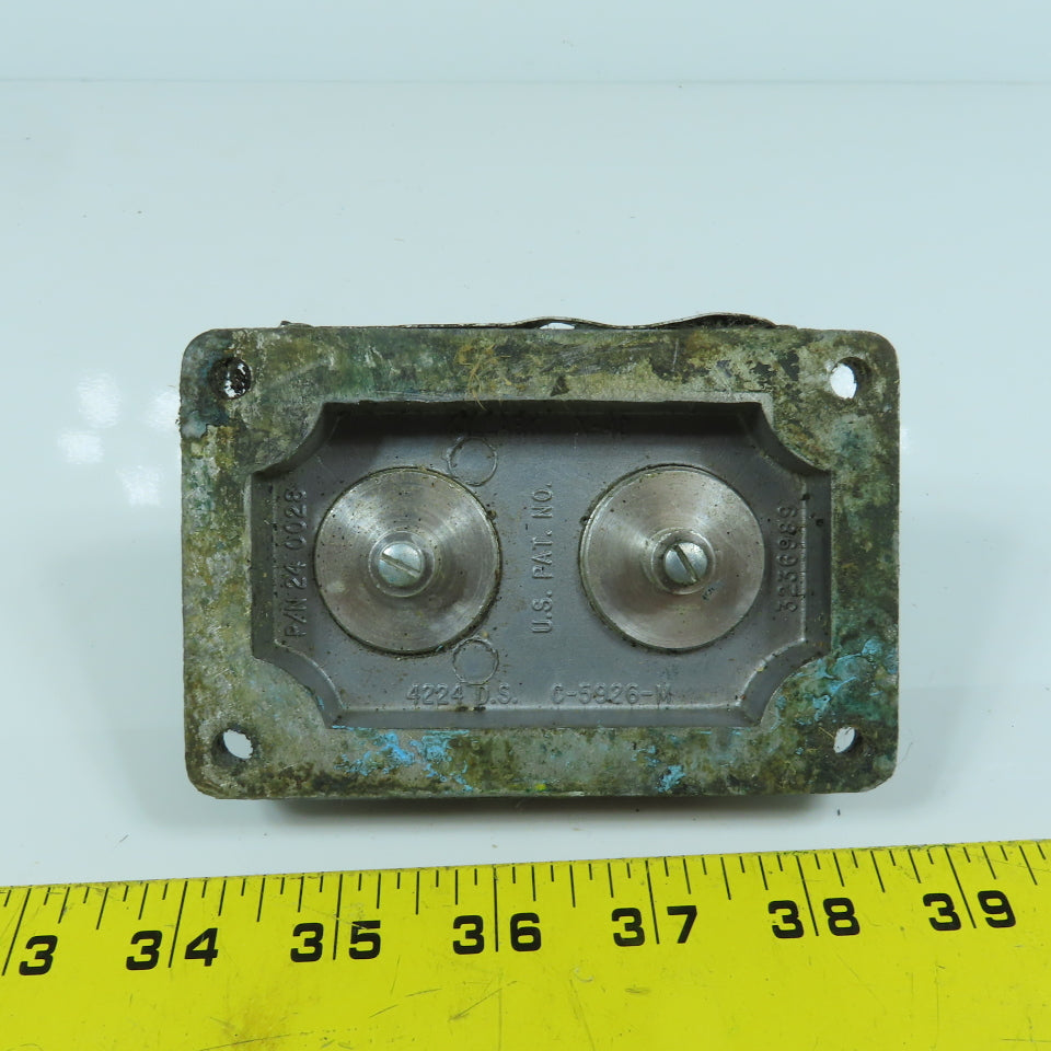 Killark XCS-0B7 2-Button Momentary Contact Hazardous Location Switches 600V