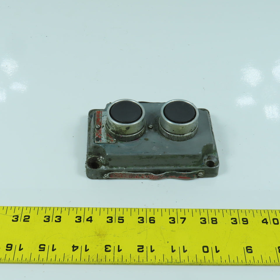 Killark XCS-0B7 2-Button Momentary Contact Hazardous Location Switches 600V