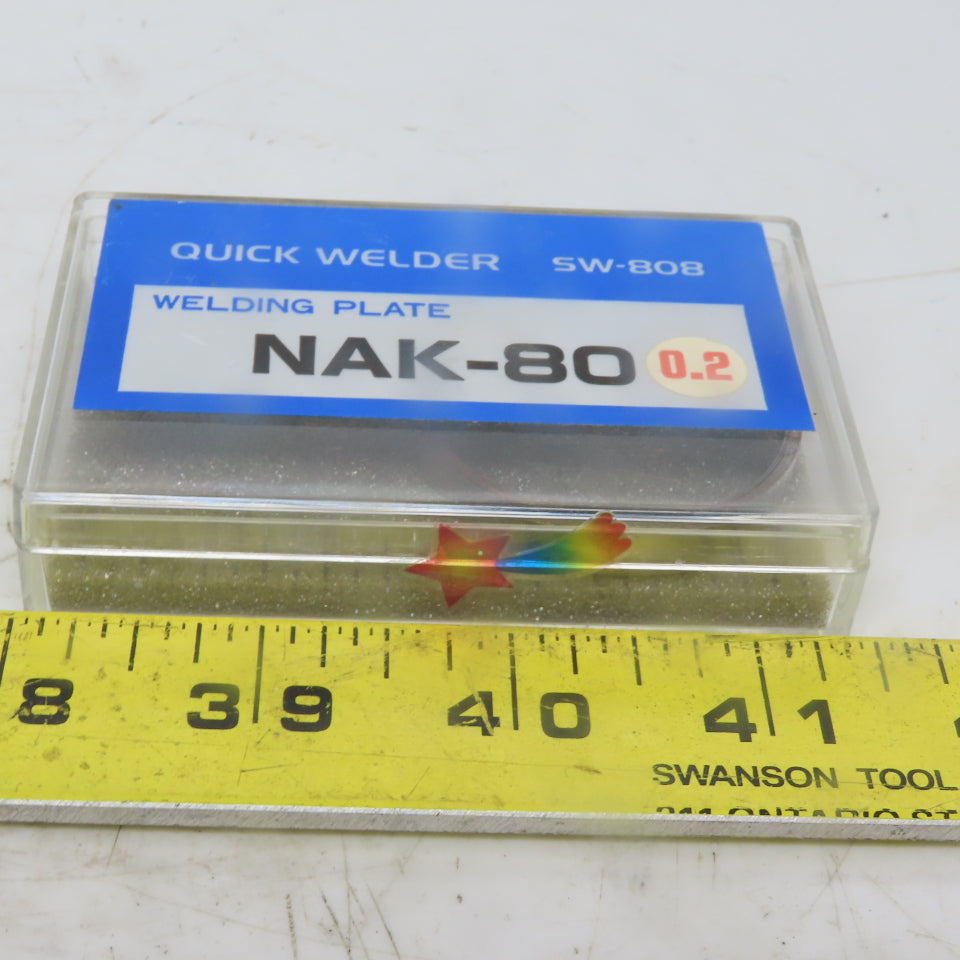 Engis Quick Welder SW-808 Micro welding Plate Nak-80 0.2