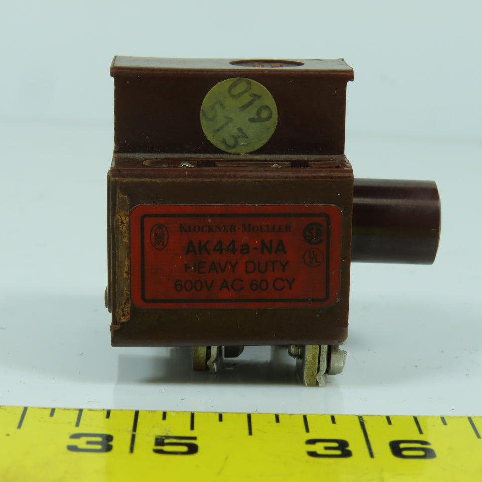 Klockner & Moeller AK44A-NA Pilot Duty Limit Switch 600V AC (No Cover)