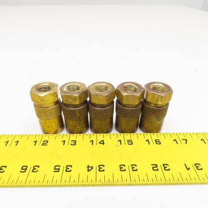 PPE300 Brass Quick Disconnect Female 3/8" NPT Lot Of 5