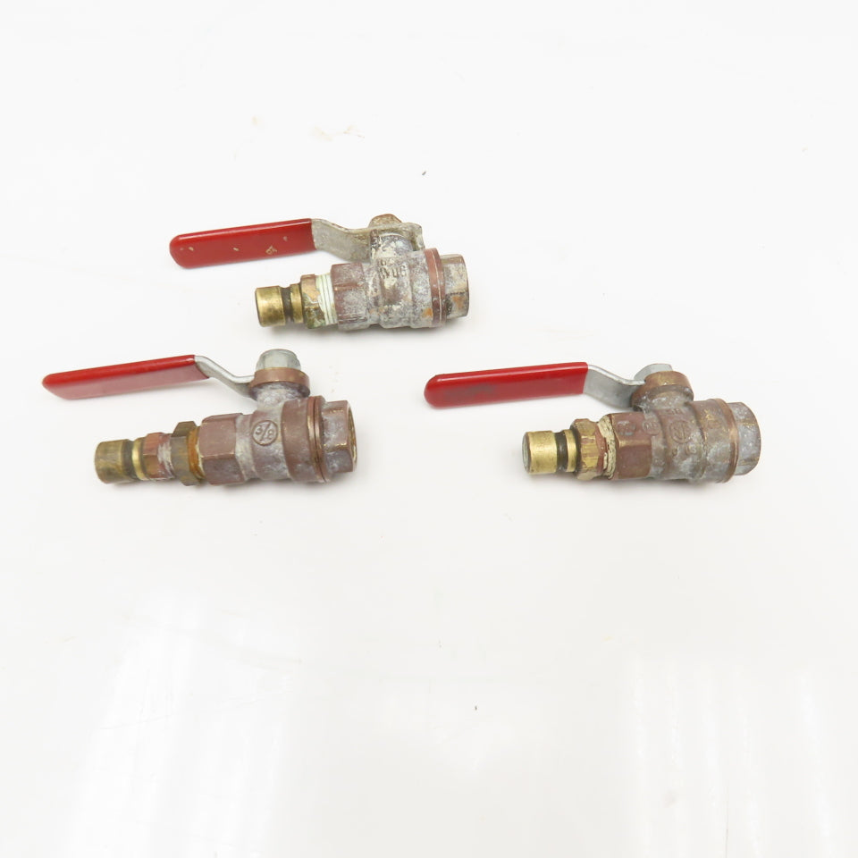 Legend T-900 3/8" Brass Ball Valve 600WOG Lot Of 3