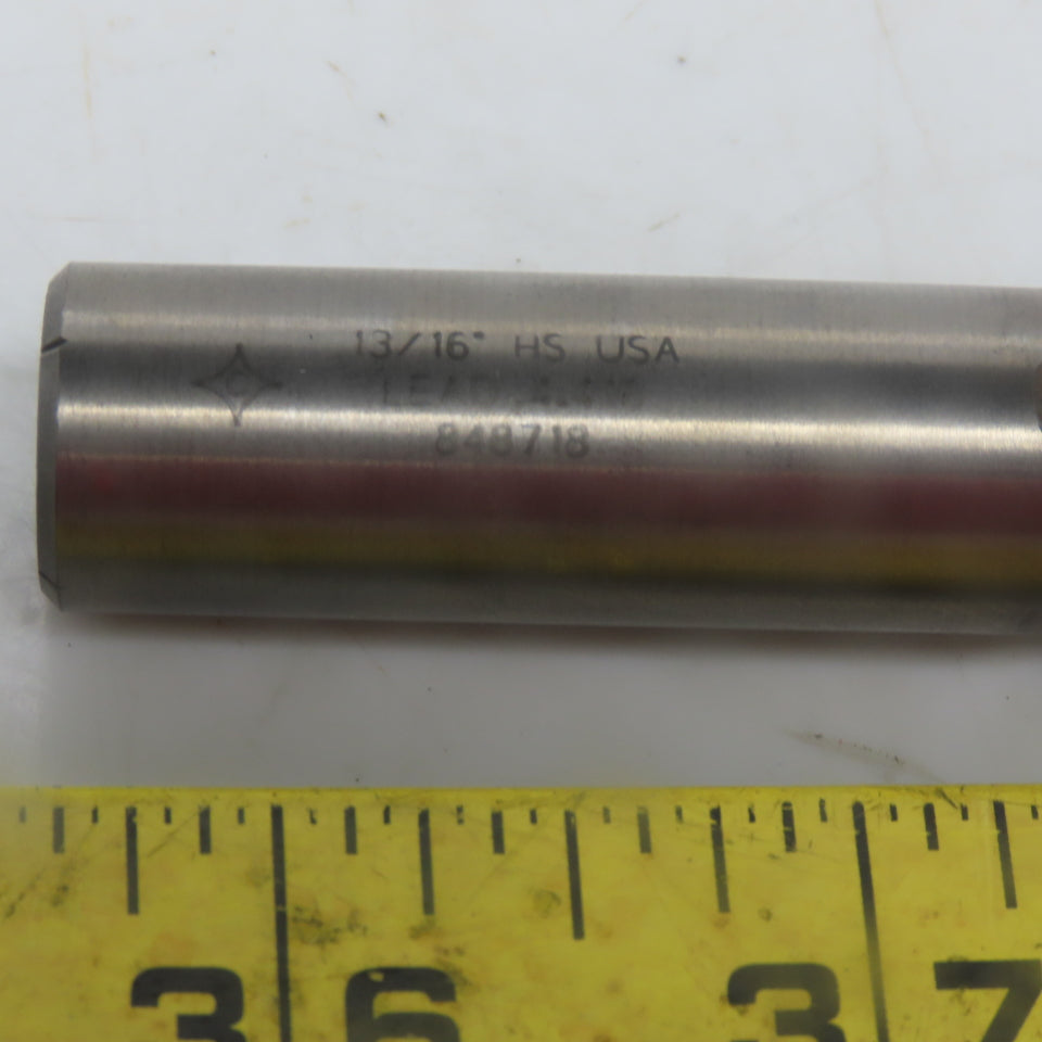 Cleveland C33279 Square End Mill 13/16 Dia 1-7/8" LOC 4 Flutes HSS Center Cut"