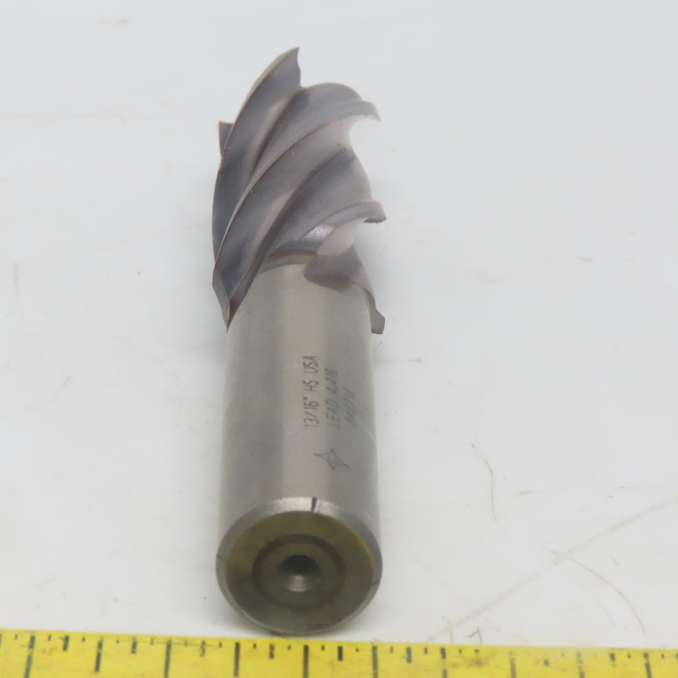Cleveland C33279 Square End Mill 13/16 Dia 1-7/8" LOC 4 Flutes HSS Center Cut"