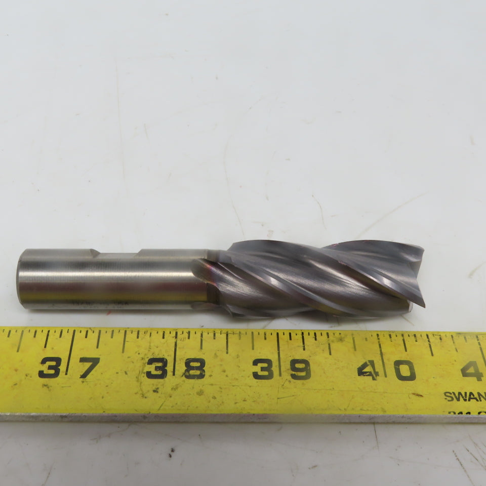 Cleveland C33279 Square End Mill 13/16 Dia 1-7/8" LOC 4 Flutes HSS Center Cut"