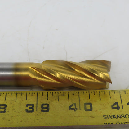 Cleveland C39463 Square End Mill: 3/4 Dia 1-5/8" LOC 4 Flutes High Speed Steel"