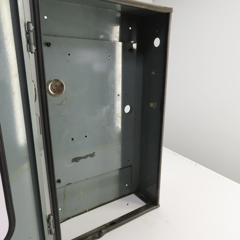 29" x 17" x 5-1/2" Steel Control Box Enclosure W/See-Through Front & Hinged Door
