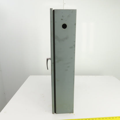 29" x 17" x 5-1/2" Steel Control Box Enclosure W/See-Through Front & Hinged Door