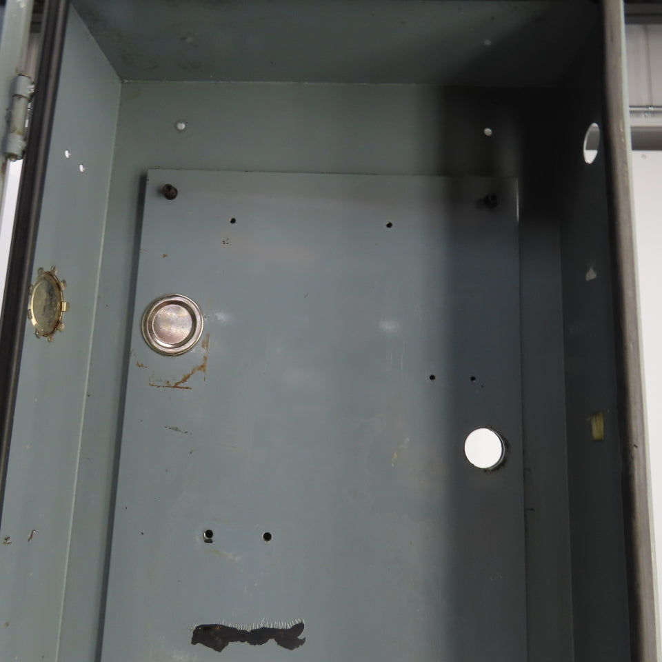 29" x 17" x 5-1/2" Steel Control Box Enclosure W/See-Through Front & Hinged Door