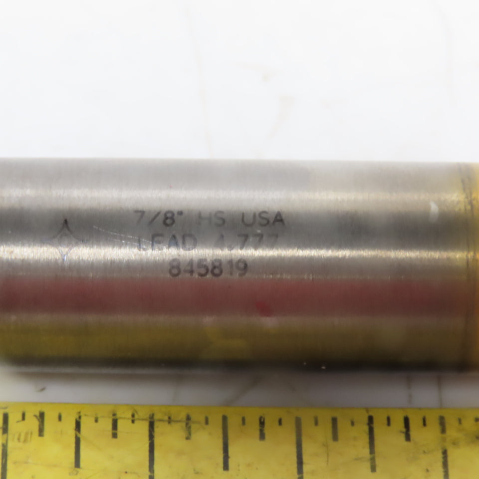 Cleveland C42254 Square End Mill 7/8 Dia 2" LOC 4 Flutes High Speed Steel TiN"
