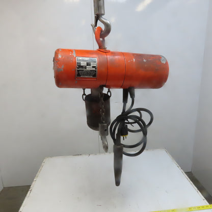 Lodestar Model A 1/8 Ton Electric Chain Hoist 10' Lift 32FPM 120V 1Ph