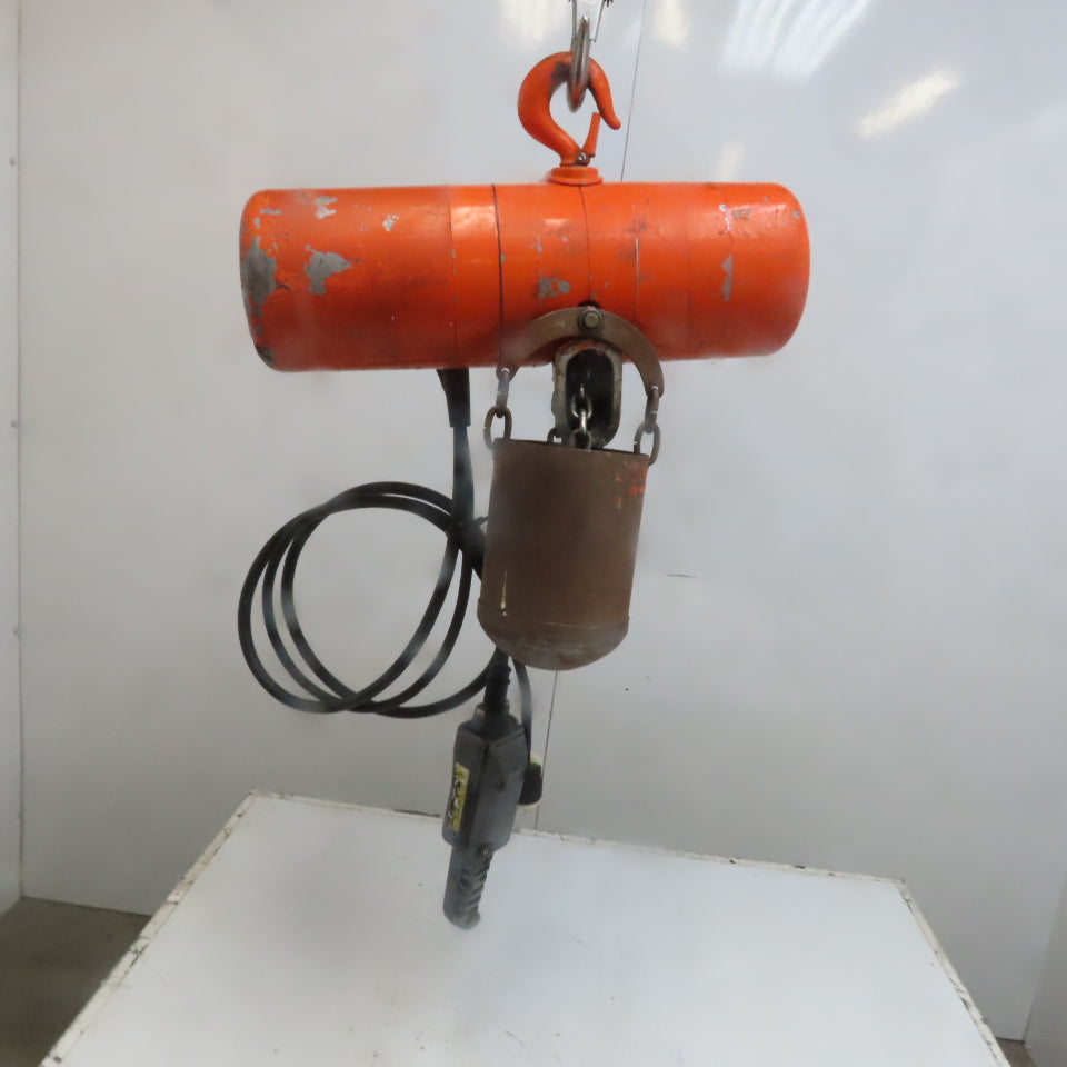 Lodestar Model A 1/8 Ton Electric Chain Hoist 10' Lift 32FPM 120V 1Ph