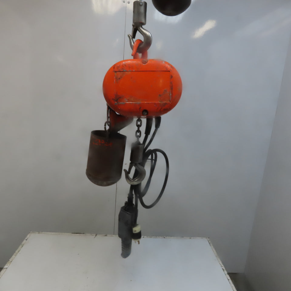Lodestar Model A 1/8 Ton Electric Chain Hoist 10' Lift 32FPM 120V 1Ph