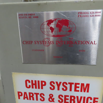 Chip Systems 10HP 36" Metal Chip Wringer Centrifuge 230/460V 3PH 10" Intake