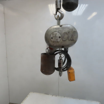 Lodestar Model A 1/8 Ton Electric Chain Hoist 10' Lift 32FPM 120V 1Ph