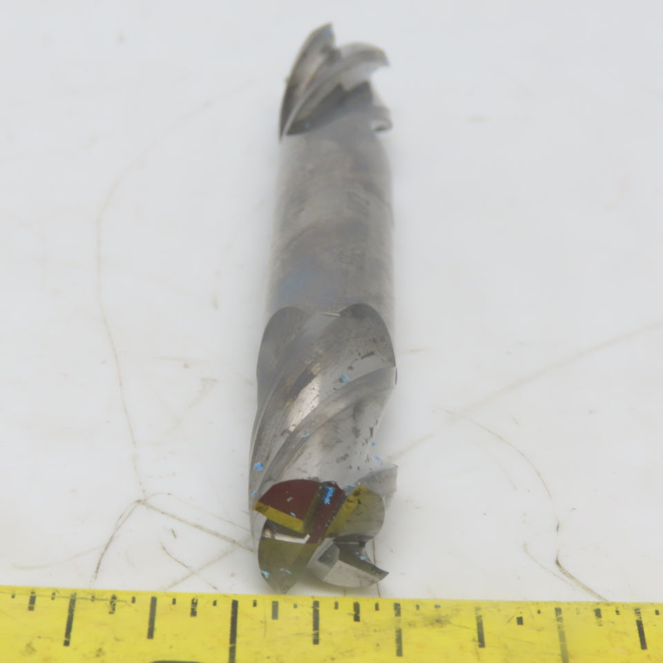 SGS 1/2"x1/2"x1" HSS Double End 4 Flute End Mill Solid Carbide Center Cut