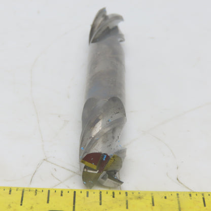 SGS 1/2"x1/2"x1" HSS Double End 4 Flute End Mill Solid Carbide Center Cut
