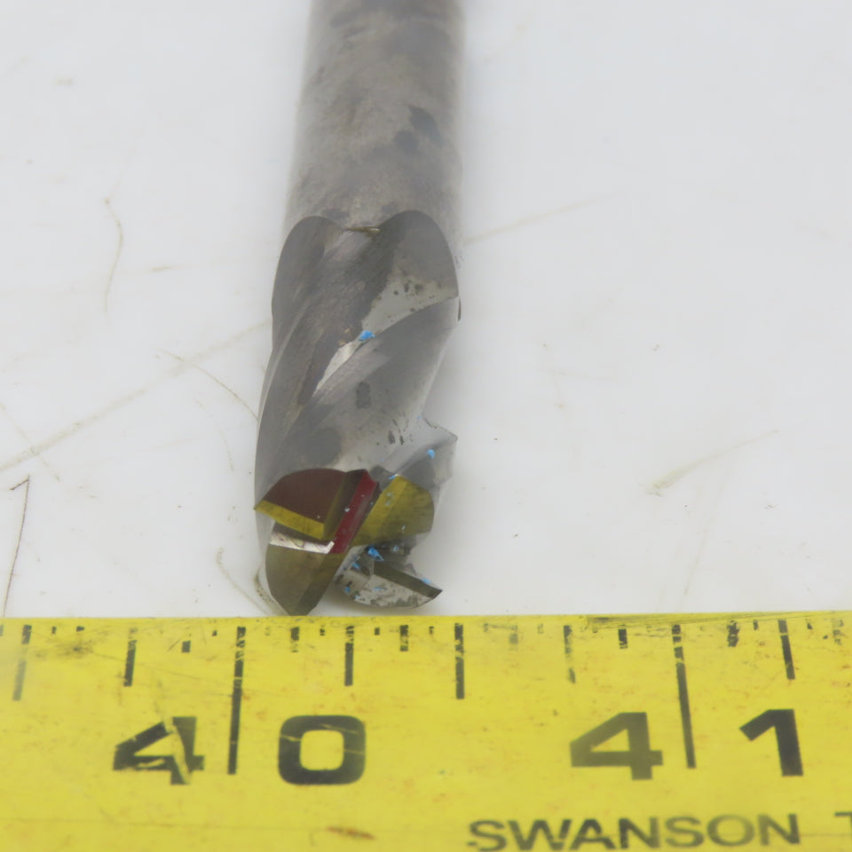 SGS 1/2"x1/2"x1" HSS Double End 4 Flute End Mill Solid Carbide Center Cut