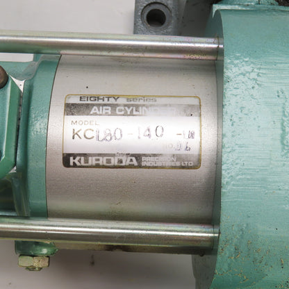 Kuroda Eighty Series Pneumatic Air Cylinder 5-1/2" Stroke 2-1/2" Bore 1" Rod