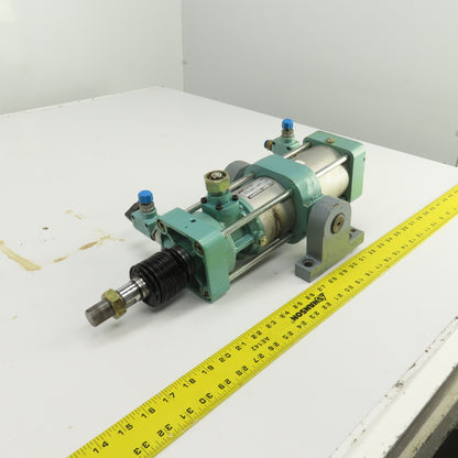 Kuroda Eighty Series Pneumatic Air Cylinder 5-1/2" Stroke 2-1/2" Bore 1" Rod
