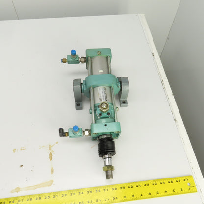 Kuroda Eighty Series Pneumatic Air Cylinder 5-1/2" Stroke 2-1/2" Bore 1" Rod