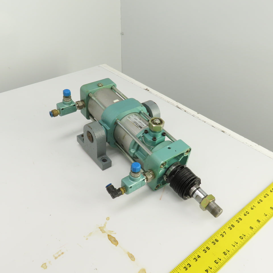 Kuroda Eighty Series Pneumatic Air Cylinder 5-1/2" Stroke 2-1/2" Bore 1" Rod