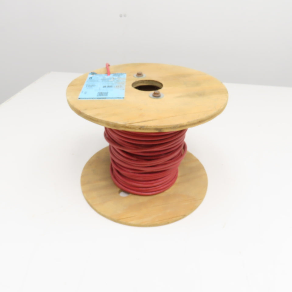 Encore 118101003450 8 AWG Strand Copper Wire THWN-2 RED 100'