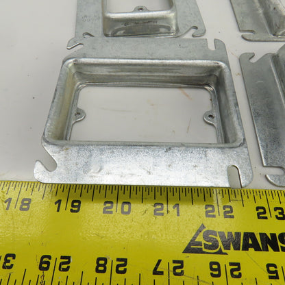 Raco 4" x 4" Square Raised Single Device Box Cover 5.5 Cu. In. Lot Of 36