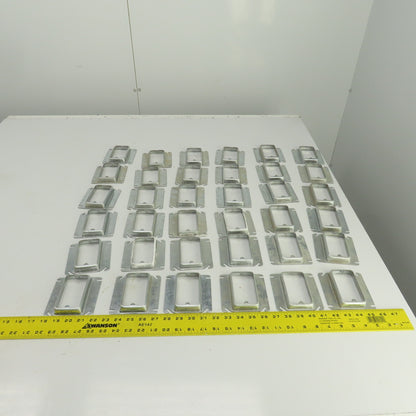 Raco 4" x 4" Square Raised Single Device Box Cover 5.5 Cu. In. Lot Of 36