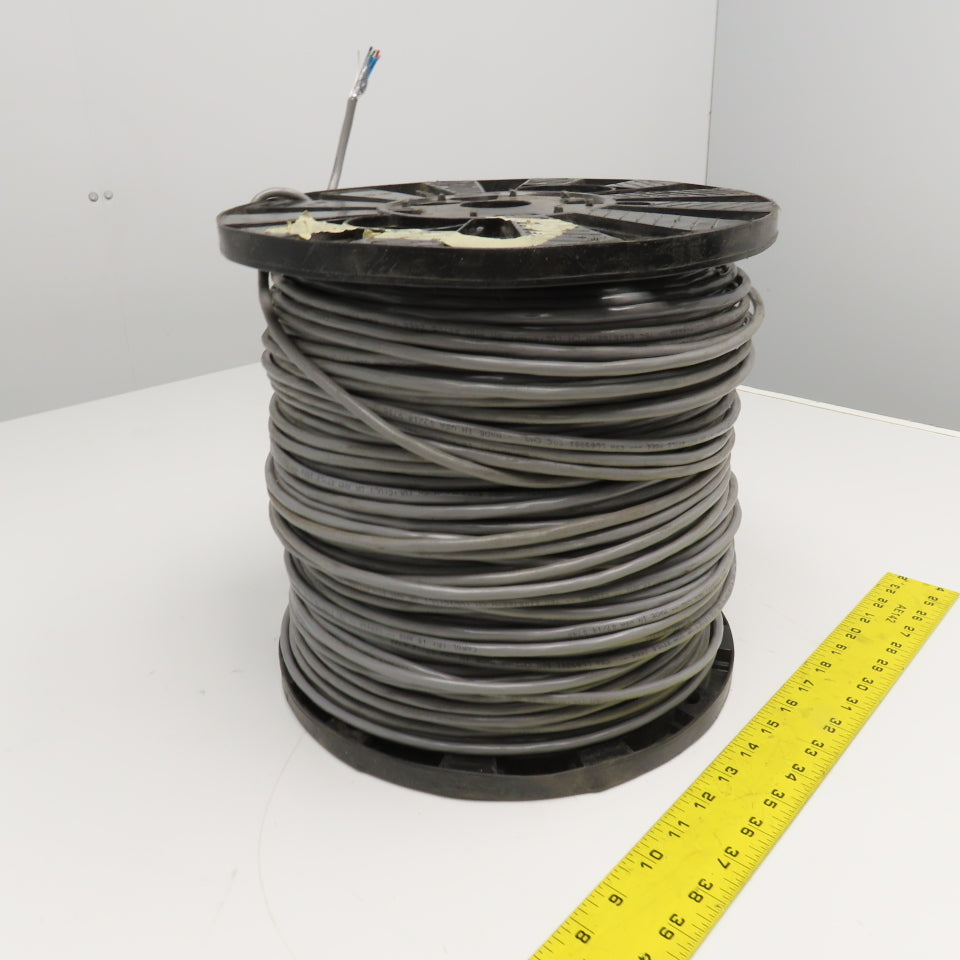 Carol C2543A 18/4 Shielded Multiconductor CMR/CL3R/FPLR Alarm Cable 90'