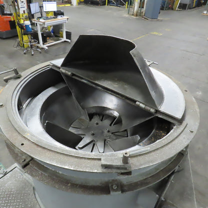 American Conveyor System 10HP 36" Metal Chip Wringer Centrifuge 480V 12" Intake