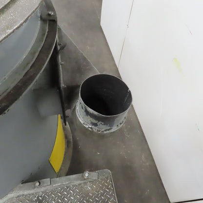 American Conveyor System 10HP 36" Metal Chip Wringer Centrifuge 480V 12" Intake