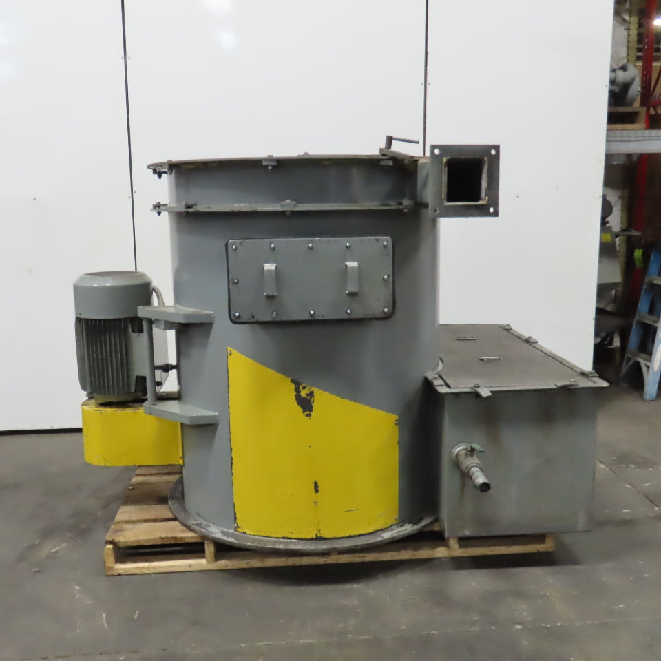 American Conveyor System 10HP 36" Metal Chip Wringer Centrifuge 480V 12" Intake