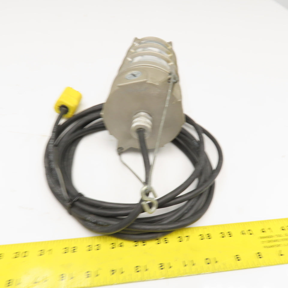 150W Damp Location Caged Safety Hanging Utility Light 16' Cord