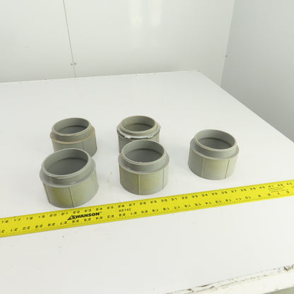 Cantex 540112 4" Threaded PVC Conduit Box Adapter Lot Of 5