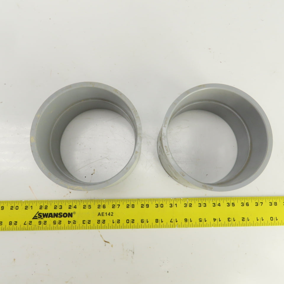 Carlon E940P 5" PVC Socket Coupling Slip x Slip Lot Of 2